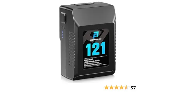 121 Watt V mount battery