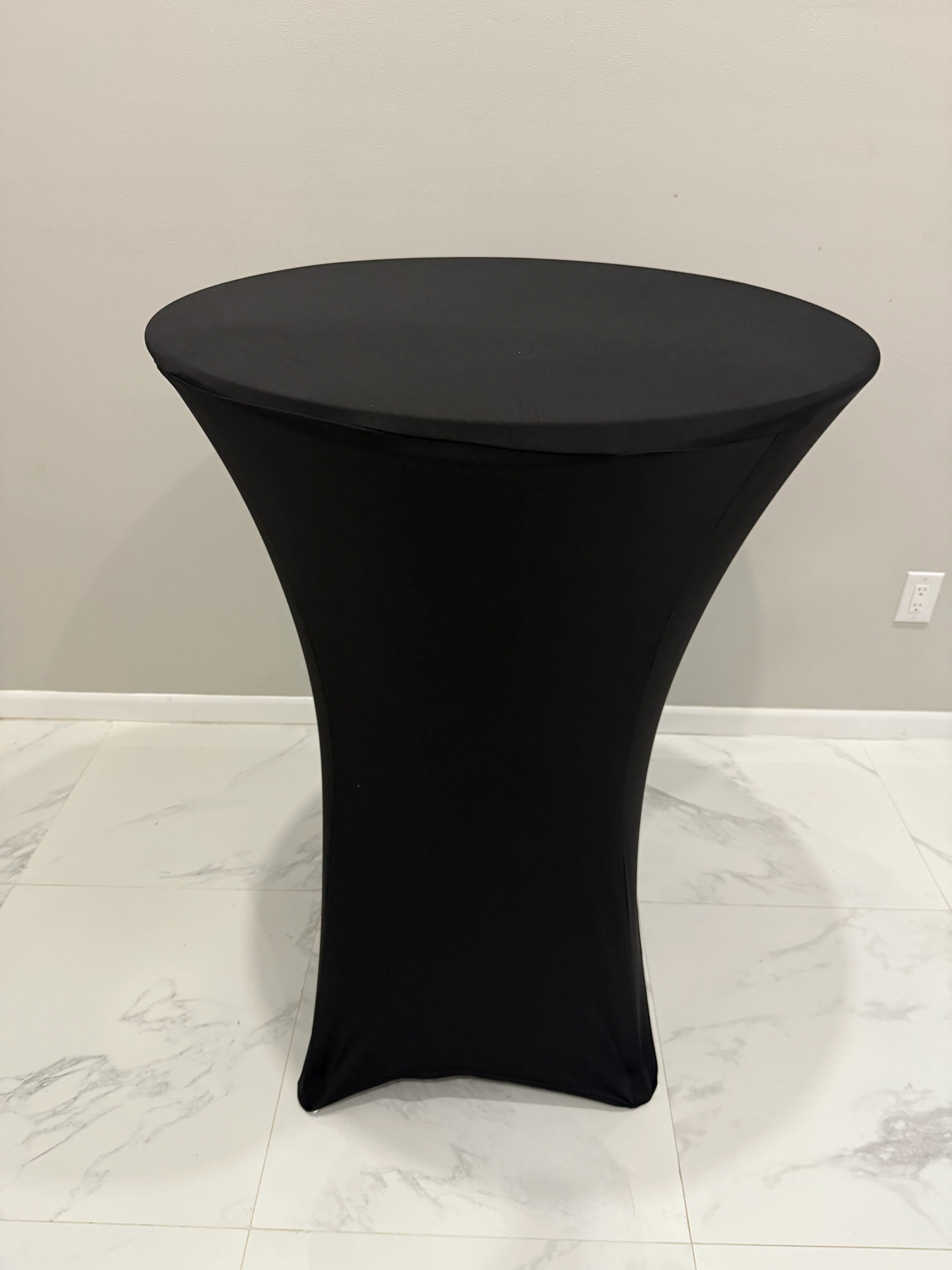 Cocktail Table with Black Cloth