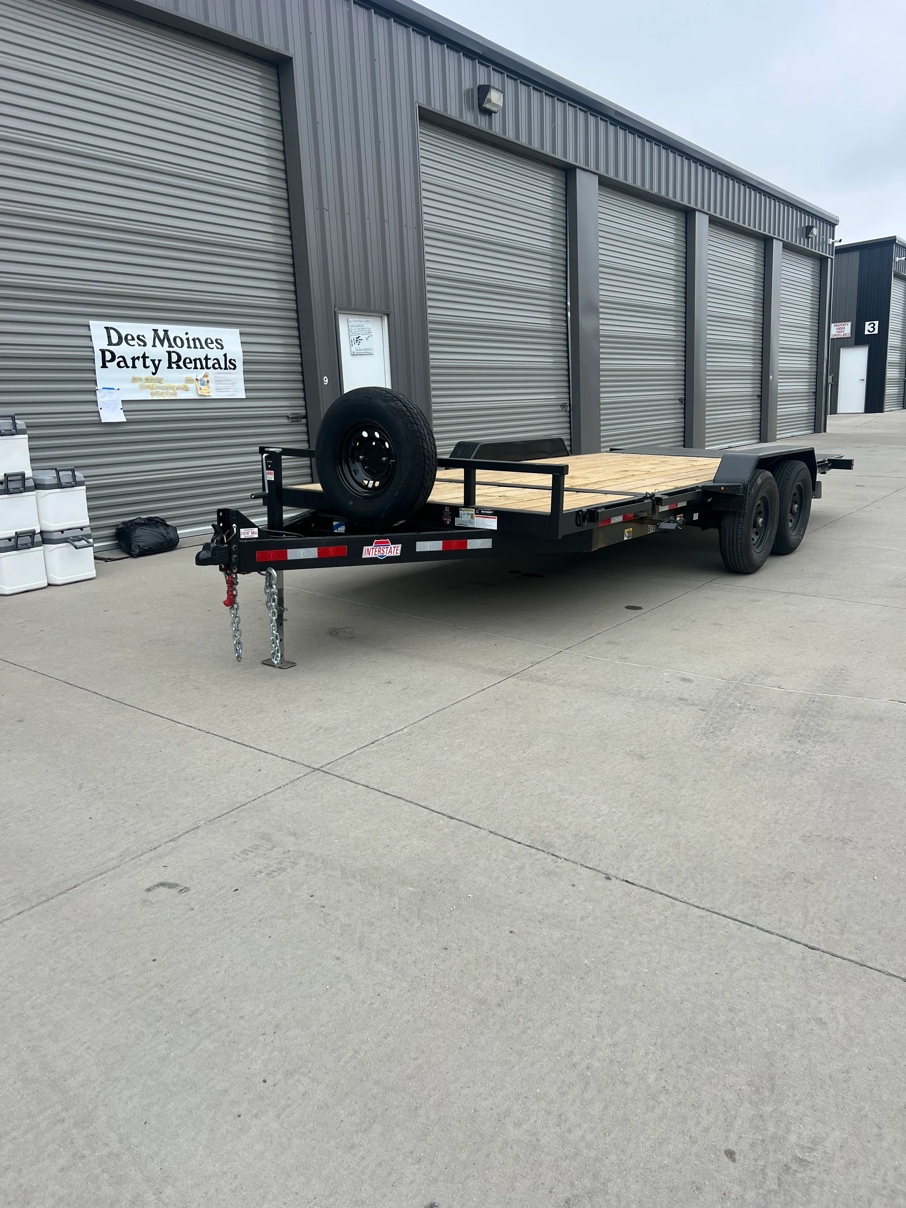 Tilt Trailer Rental - 20'