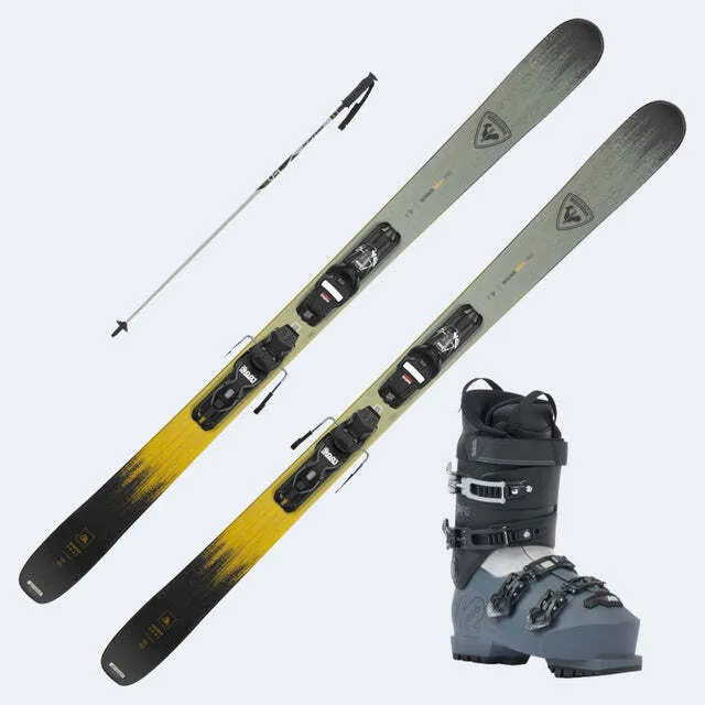 Premium Skis & Poles + Boots 