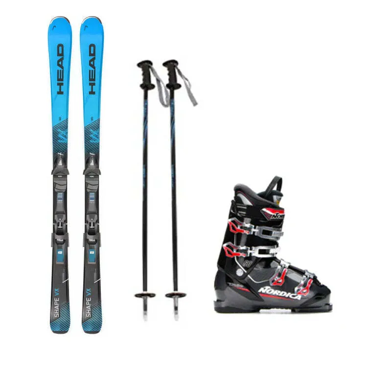Standard Ski & Poles + Boots 