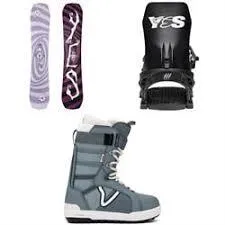 Standard Snowboard & Bindings + Boots 