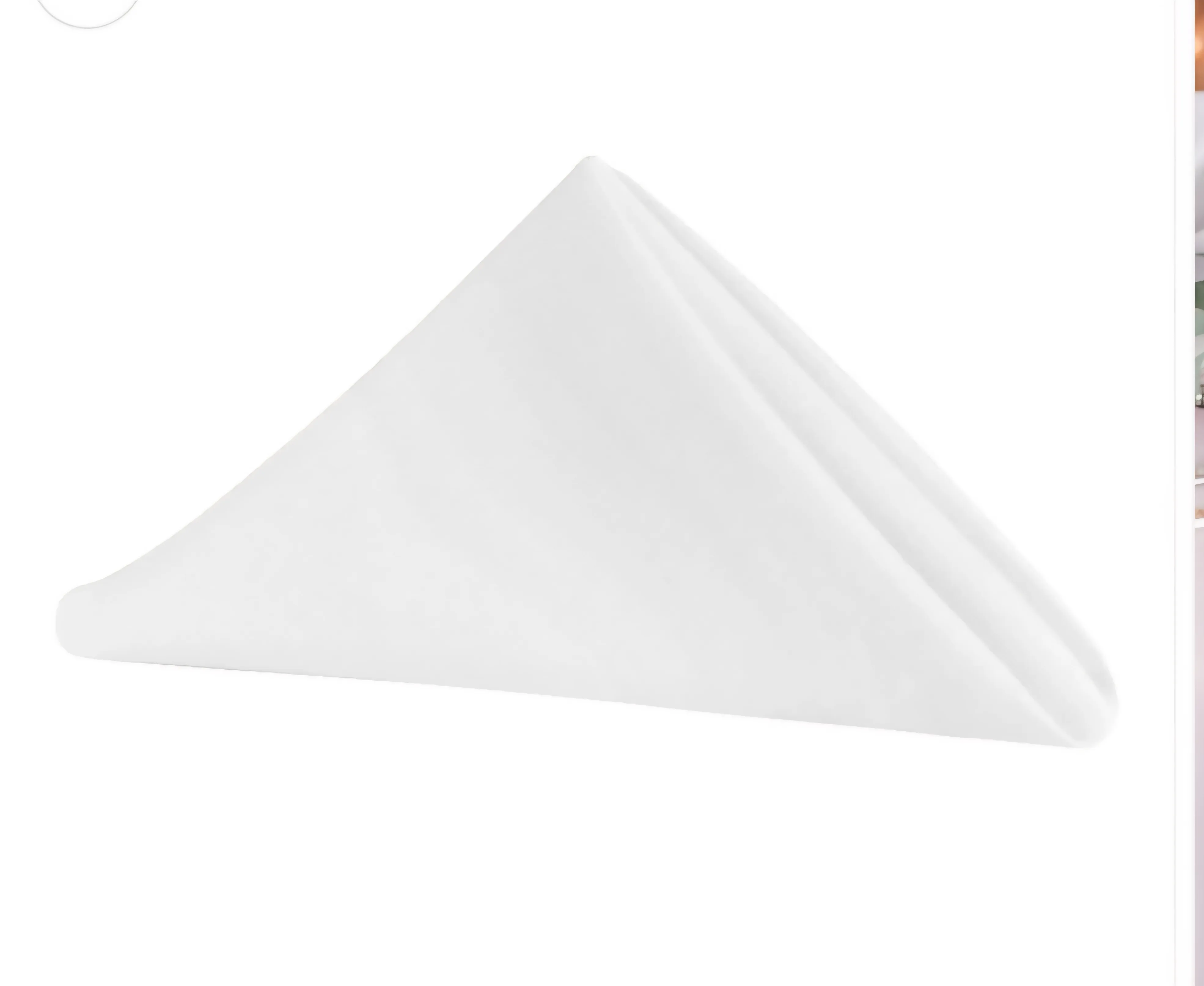 20"x20" White Premium Polyester Napkins 