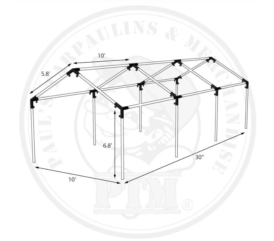 10x30 Tent Frame (Frame Only