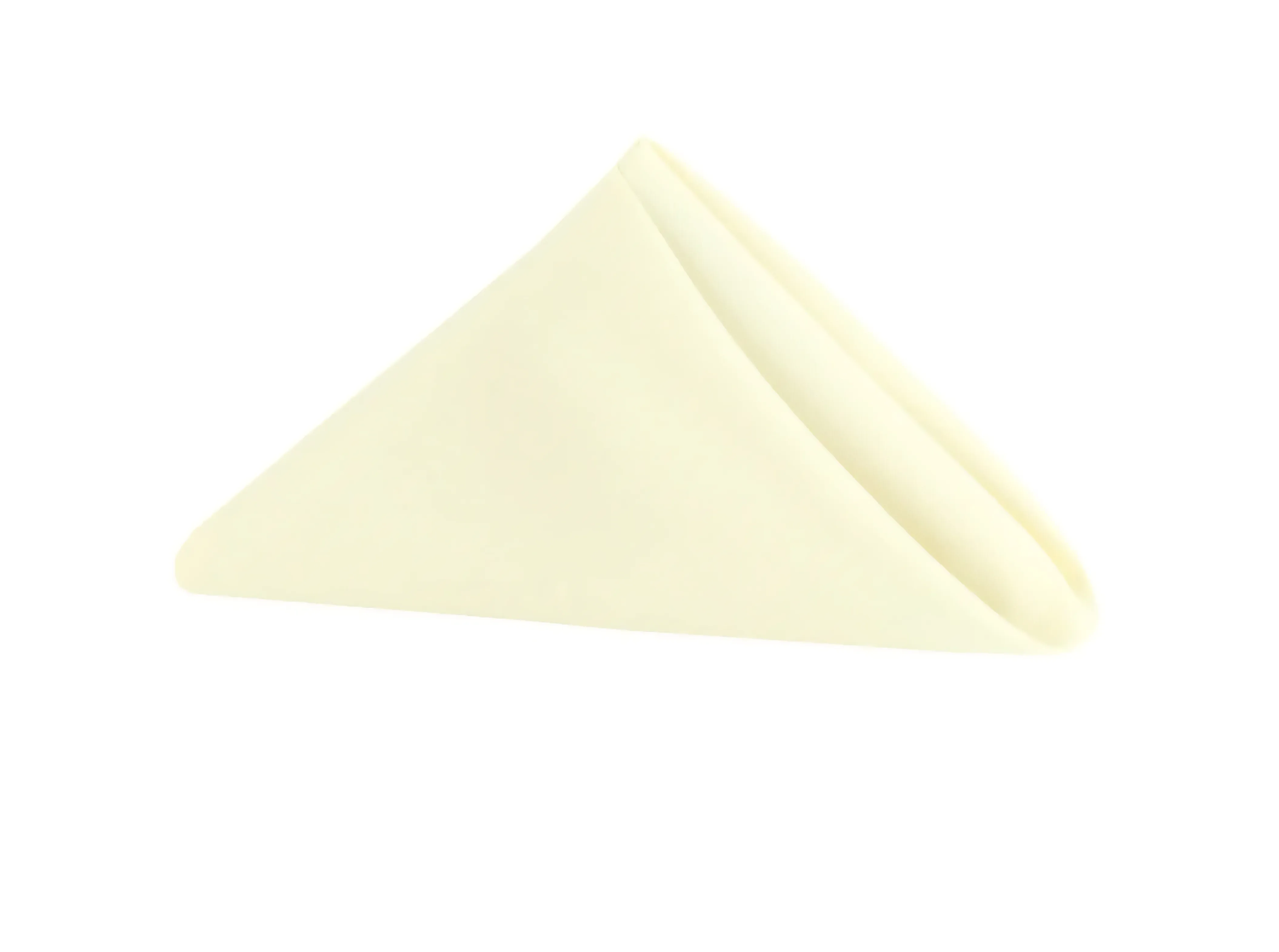 20"x20" Ivory Premium Polyester Napkins