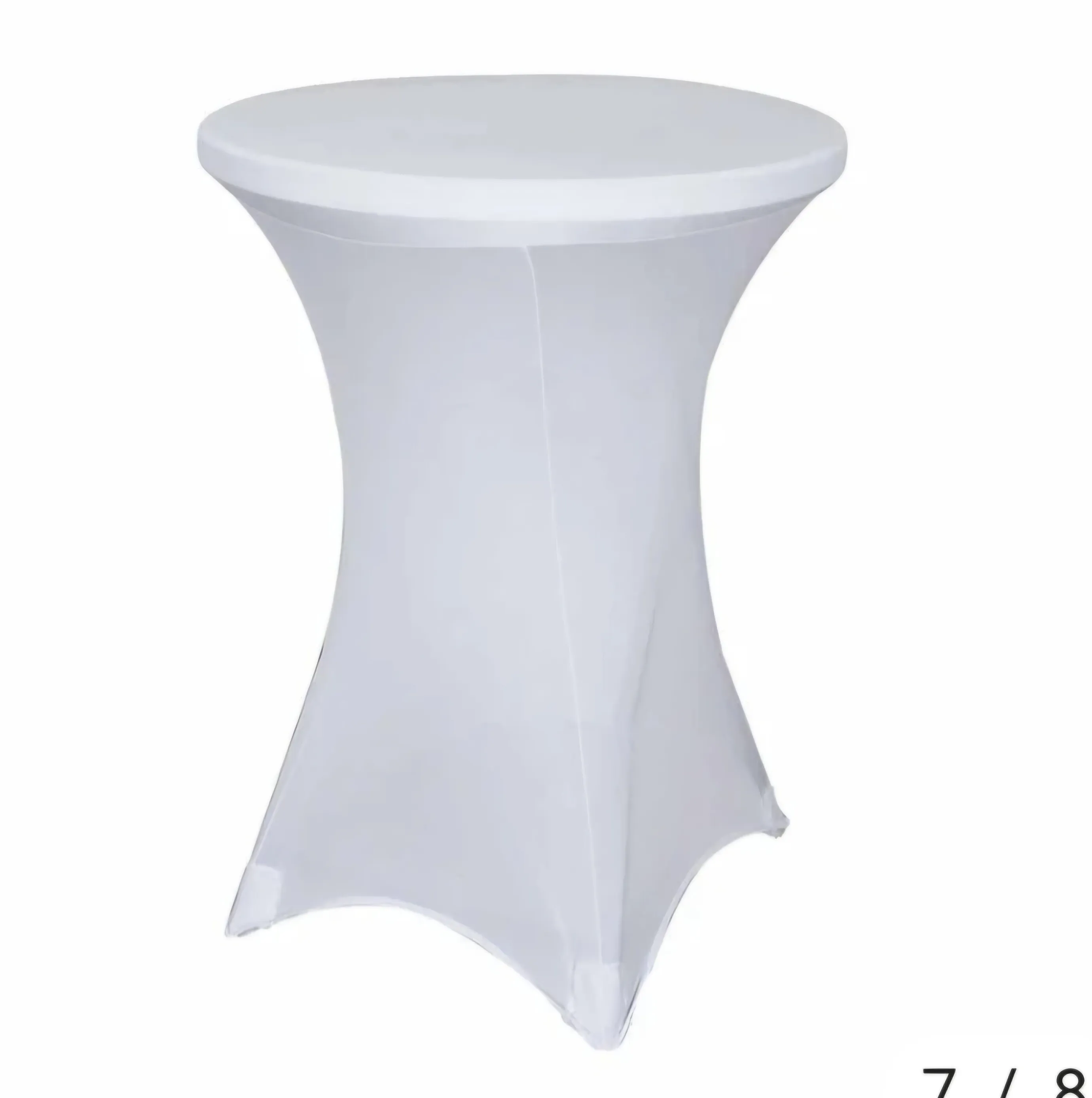 32x43 Inch Highboy Cocktail Spandex Round Tablecloth Stretch