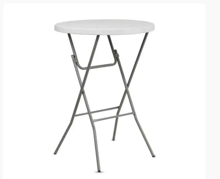 32" Round Folding Bar Height Table 