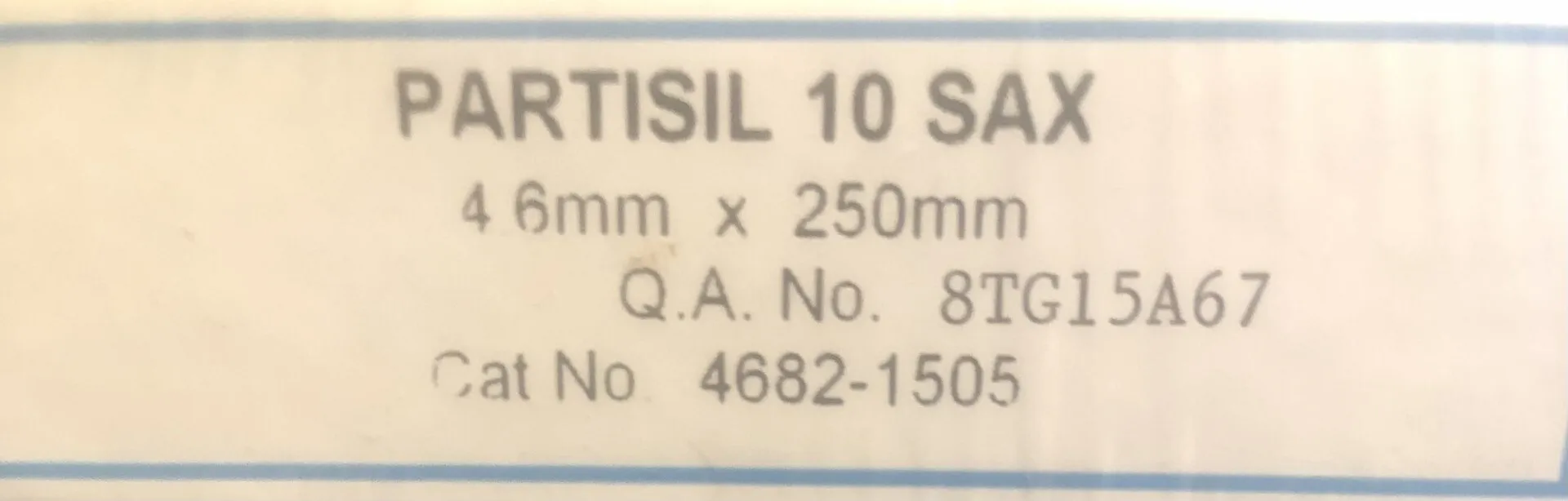 HPLC Column Partisil 10 SAX