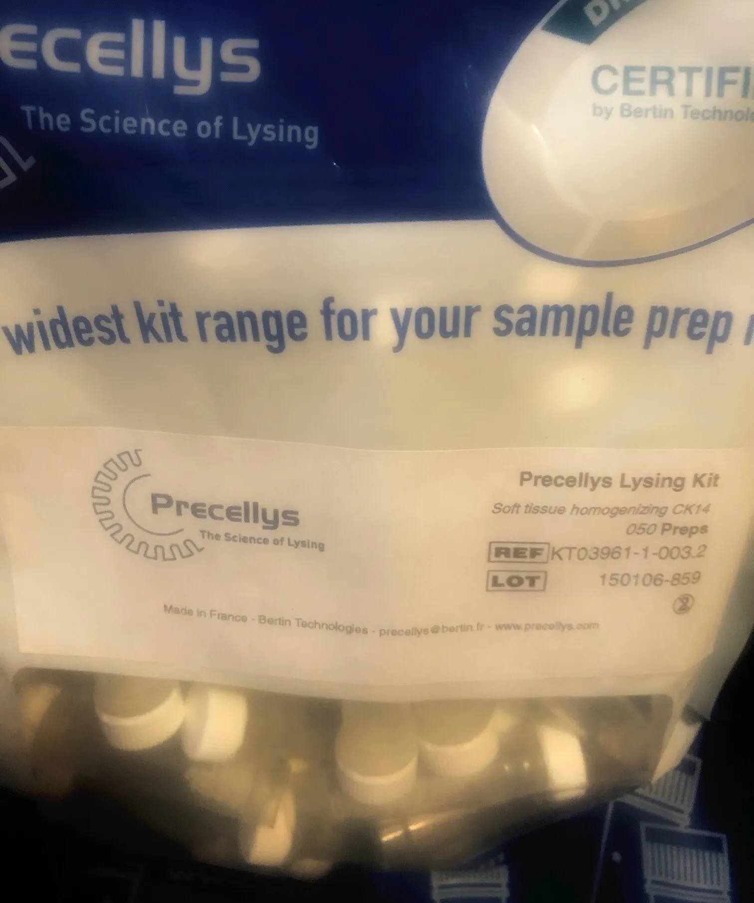 Precellys Lysing Kit CK14