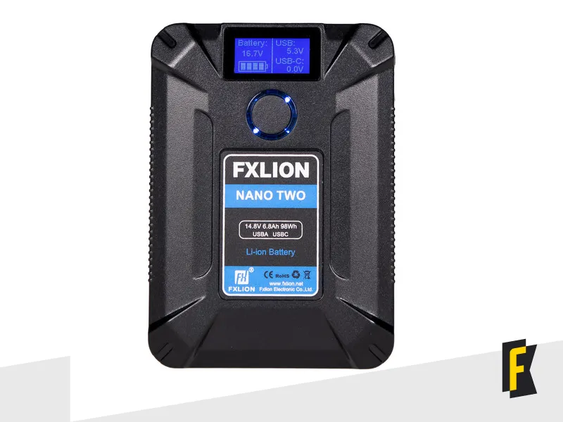 Bateria V-Mount Fxlion NANO TWO 98Wh 14.8V D-Tap, USB-C, USB