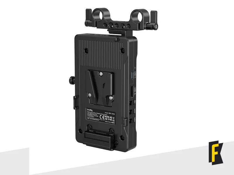 Plate V-mount Smallrig com adaptador para Longarina