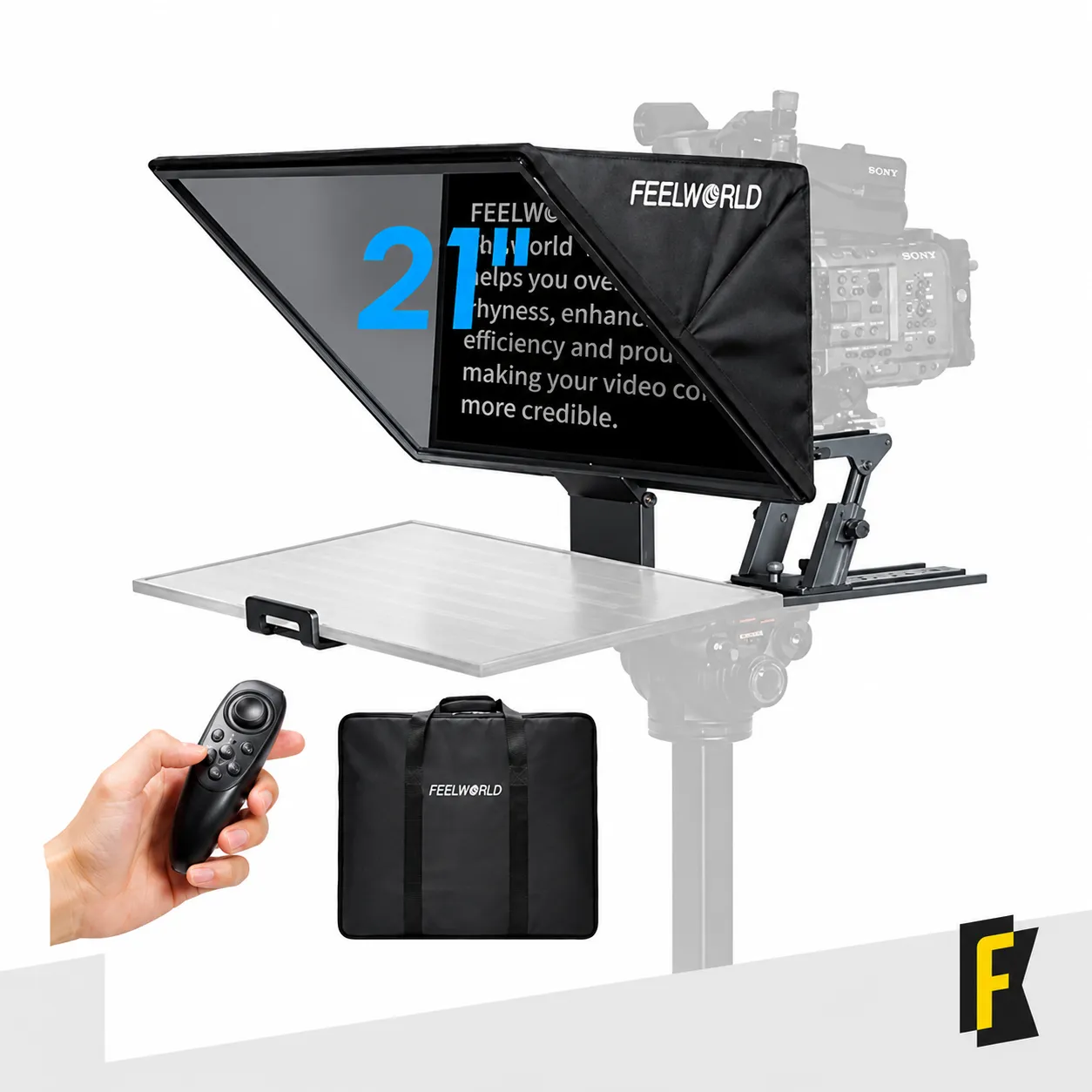 Teleprompter TP Portátil FeelWorld TP21