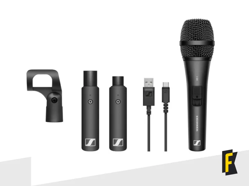 Microfone Mão Sennheiser XSW-D VOCAL SET Wireless Plug-On