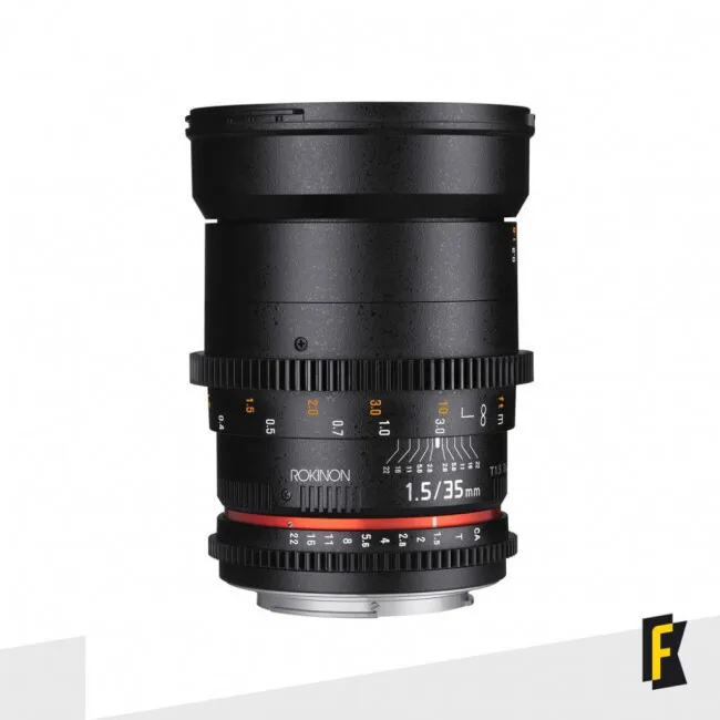 Lente Rokinon 35mm T1.5 DSX High-Speed Cine (EF)