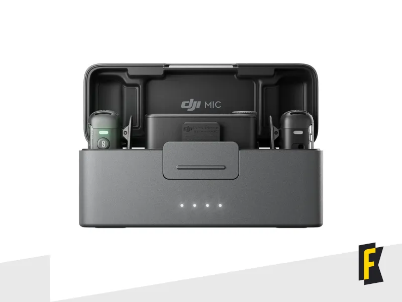 DJI Mic 2 Microfone Lapela Duplo Sem Fio P/ Câmera e Smartphone
