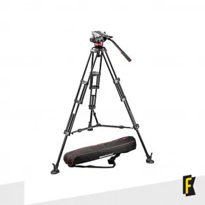 Tripé Manfrotto MVH502A Cabeça Hidraulica 546B (10Kg)