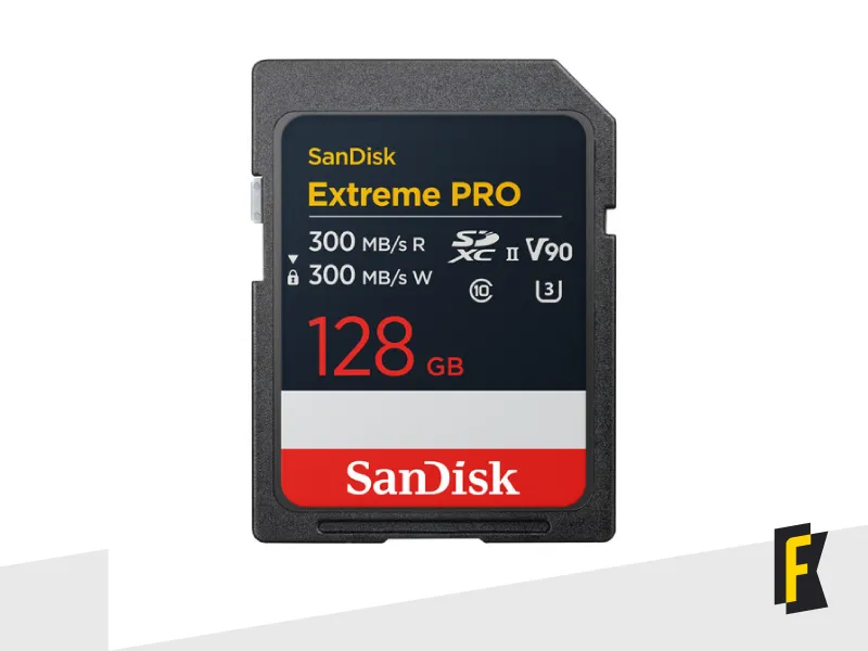 Cartão de Memoria Sandisk Extreme PRO 128GB V90 300mb/s