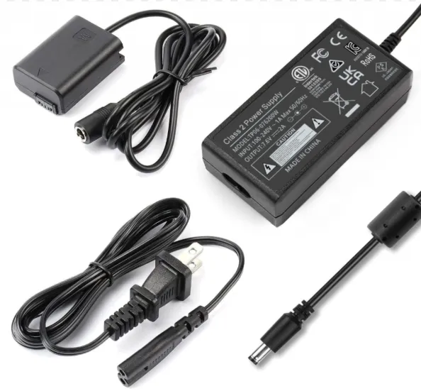 Fonte Dummy Battery Wassabi Power p/ bateria Sony FW-50