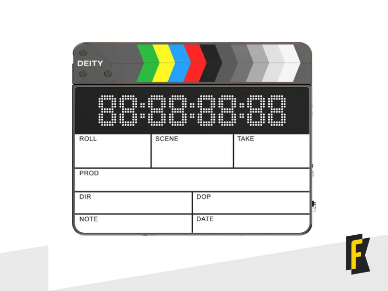 Claquete Deity Timecode Smart Slate Sem Fio (Bluetooth, 2,4 GHz)