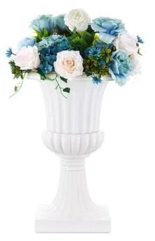 Large White Plastic Urn