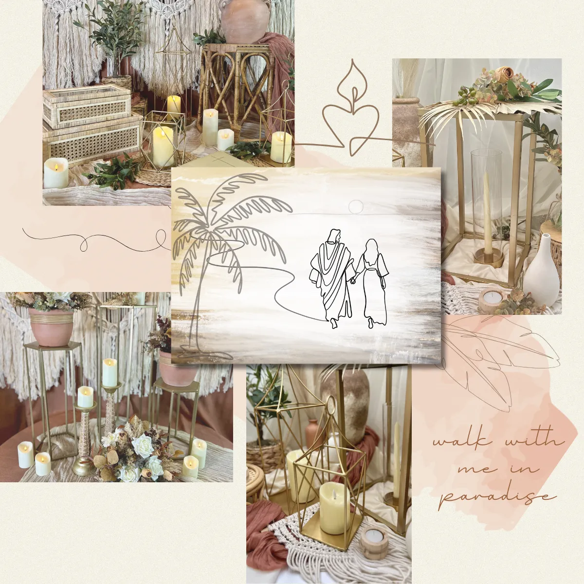 Walk with Me in Paradise Decor Collection 