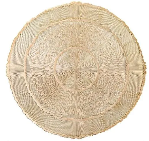 Metallic Gold Vinyl Placemat