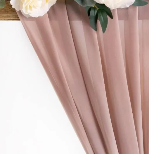 Dusty Rose Draping Fabric