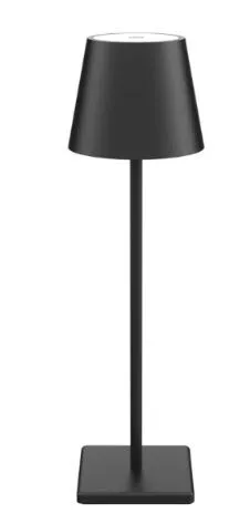 Black Cordless Table Lamp