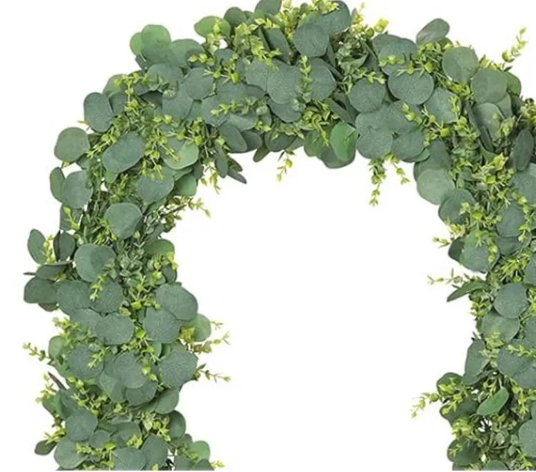Eucalyptus with Green Leaves Garland, 2.75 FT - Set of 5