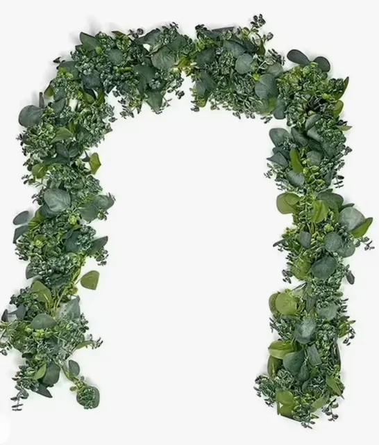 Lush Eucalyptus with Leaves Garland, 3 FT