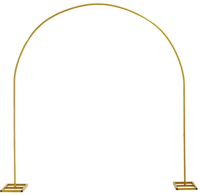 Wide Gold Metal Arch