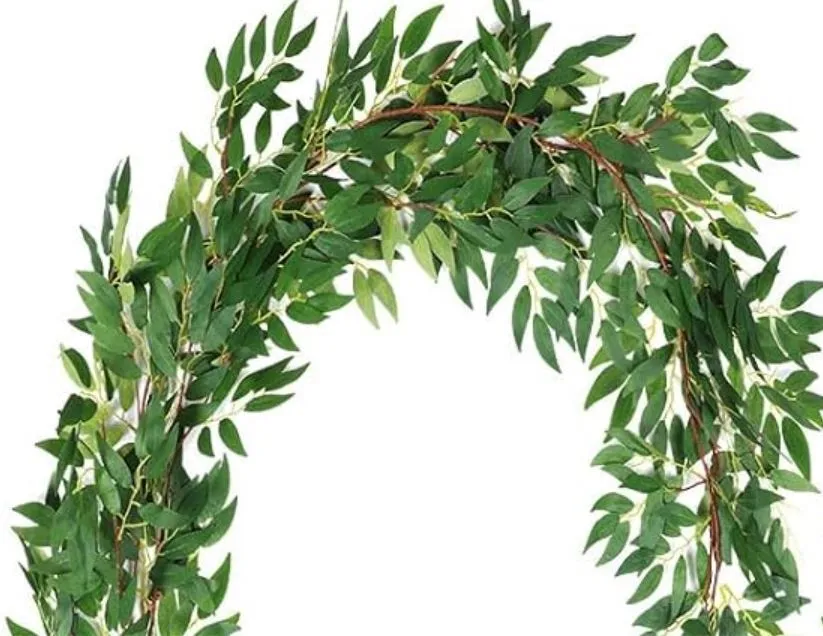 Willow Leaves Garland 3.25 FT - Set of 12