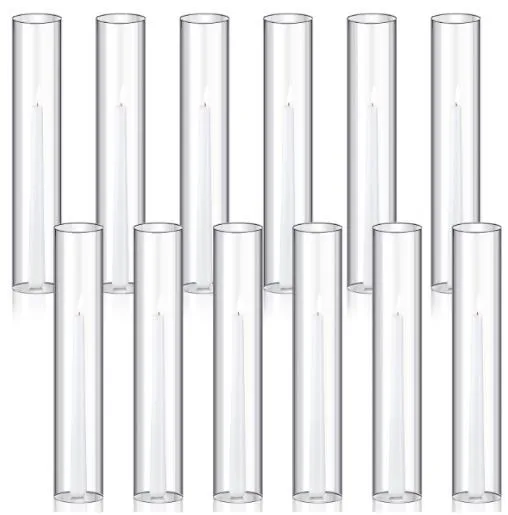Glass Hurricane Candle Bottomless Sleeve Cover