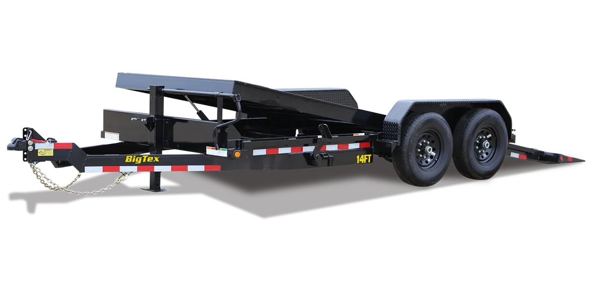 Car Hauler 7x20 tilt metal floor 2 axel