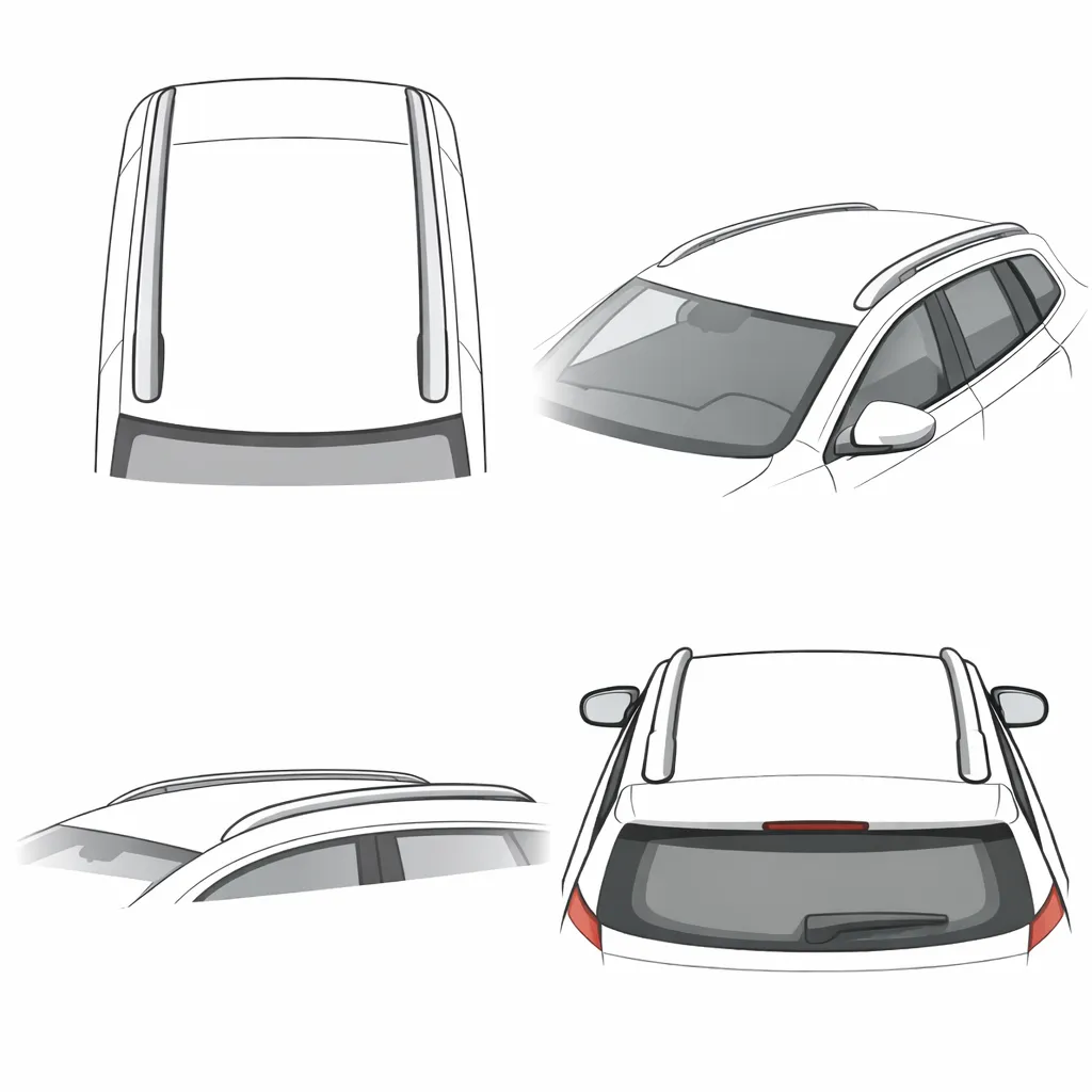 Dakdragers voor geïntegreerde rails