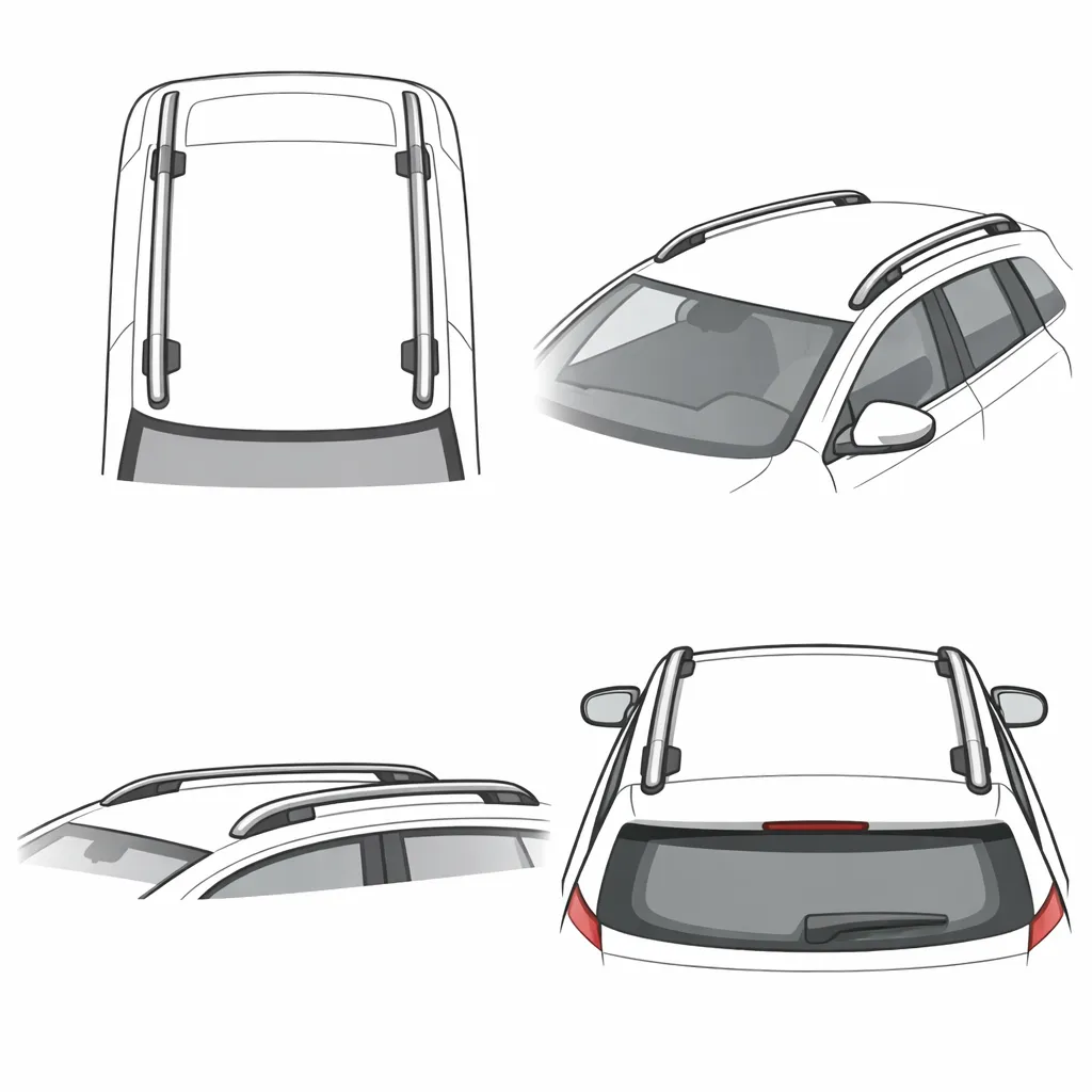 Dakdragers voor standaard (open) rails
