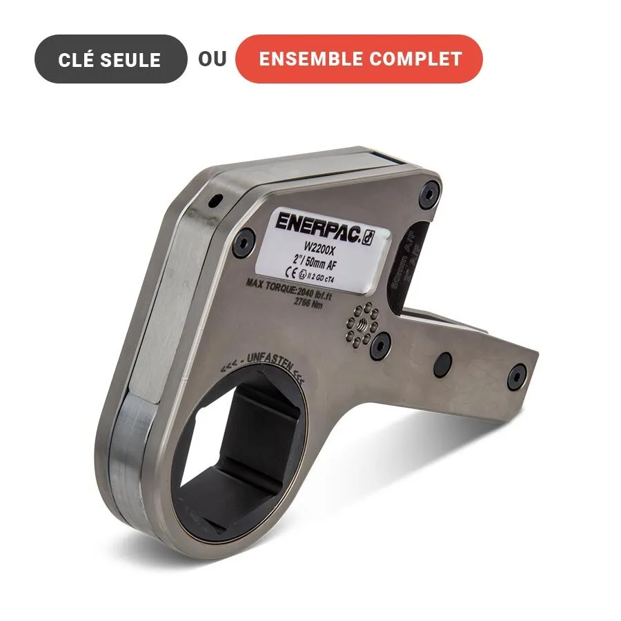 W2200, Clé hydraulique hexagonale Enerpac 50 mm – 276 à 2'766 Nm