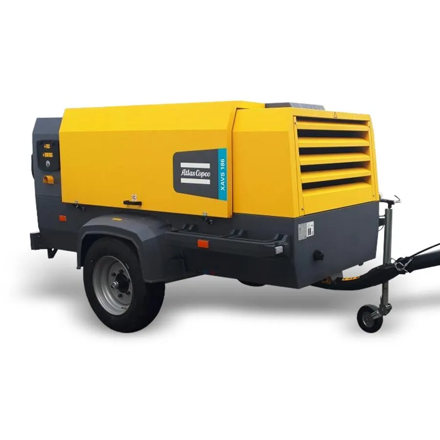 XAVS 186 Jd/A, Compresseur diesel Atlas Copco – 7 à 14 bar – 10.1 à 11.4 m³/min