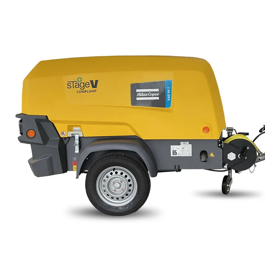 XAS 58-7, Compresseur diesel Atlas Copco – 7 bar – 3.0 m³/min