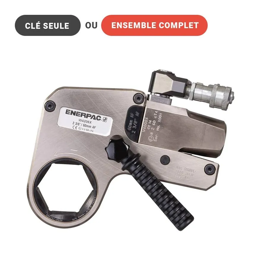 W4206X, Clé hydraulique hexagonale Enerpac 60 mm – 566 à 5’661 Nm