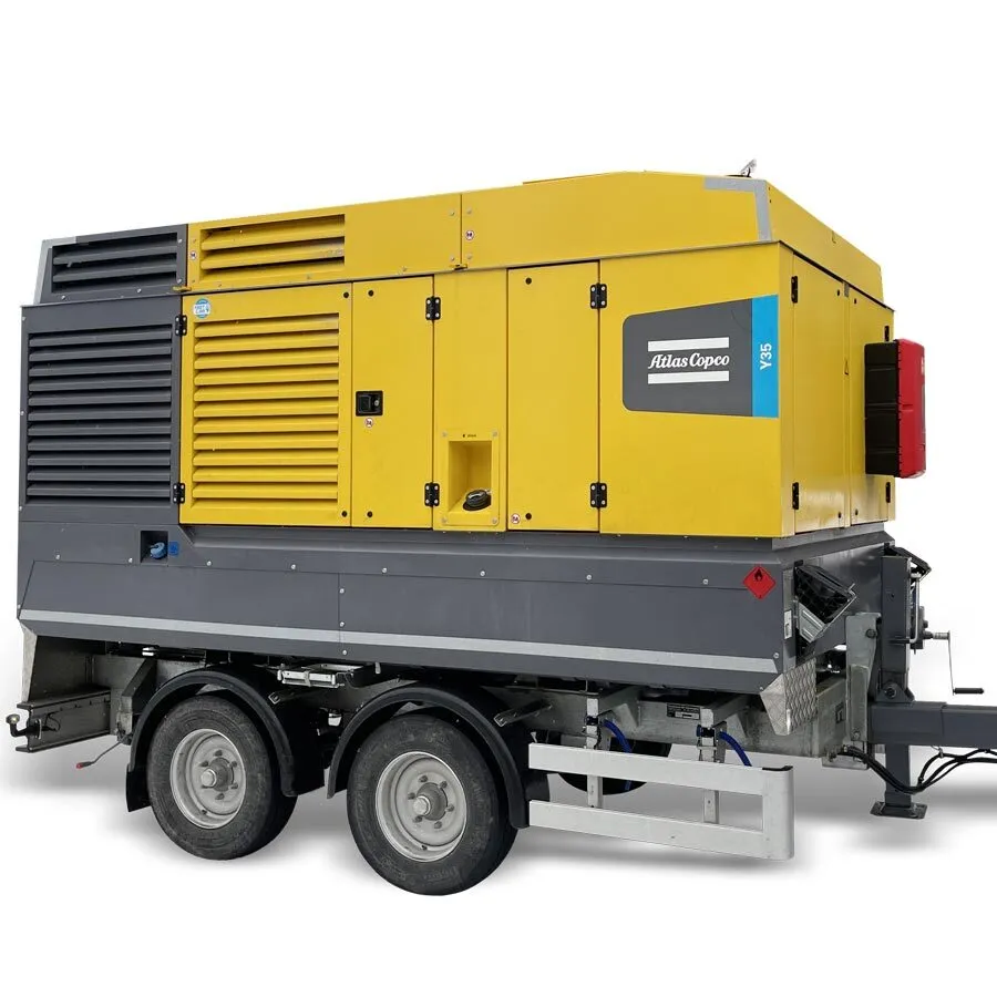 DrillAir Y35, Compresseur diesel Atlas Copco – 15 à 35 bar – jusqu’à 38.8 m³/min (PACE)