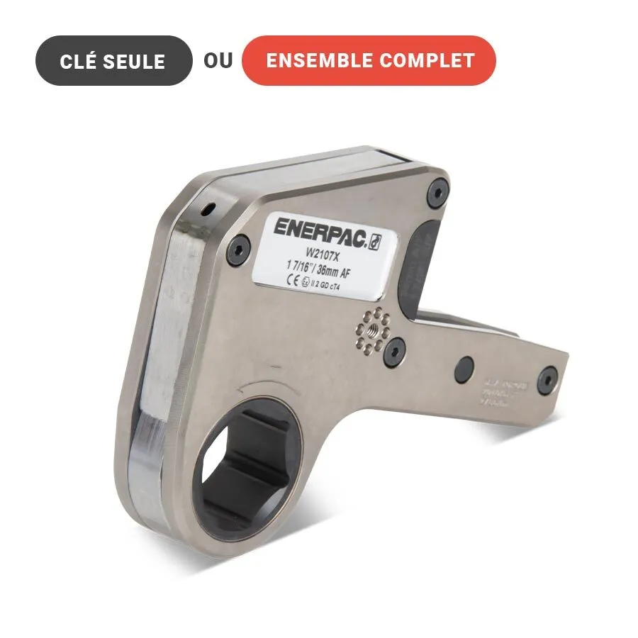 W2107, Clé hydraulique hexagonale Enerpac 36 mm – 276 à 2’766 Nm