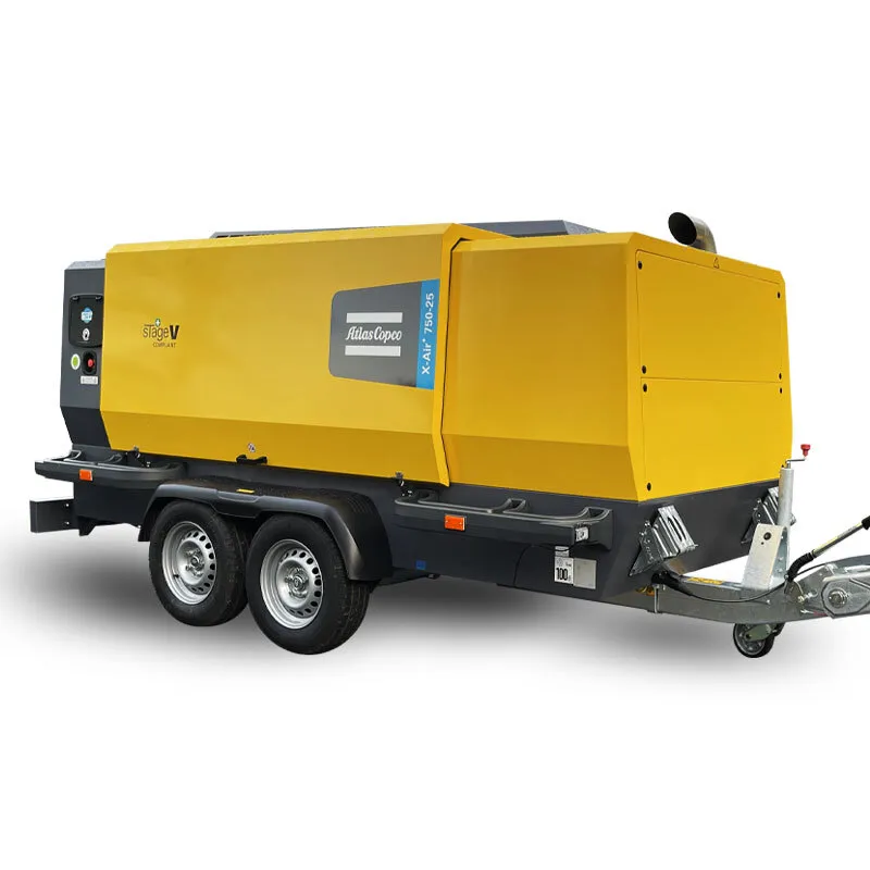 DrillAir X-AIR+ 750-25, Compresseur diesel Atlas Copco – 16 à 25 bar – 20 m³/min