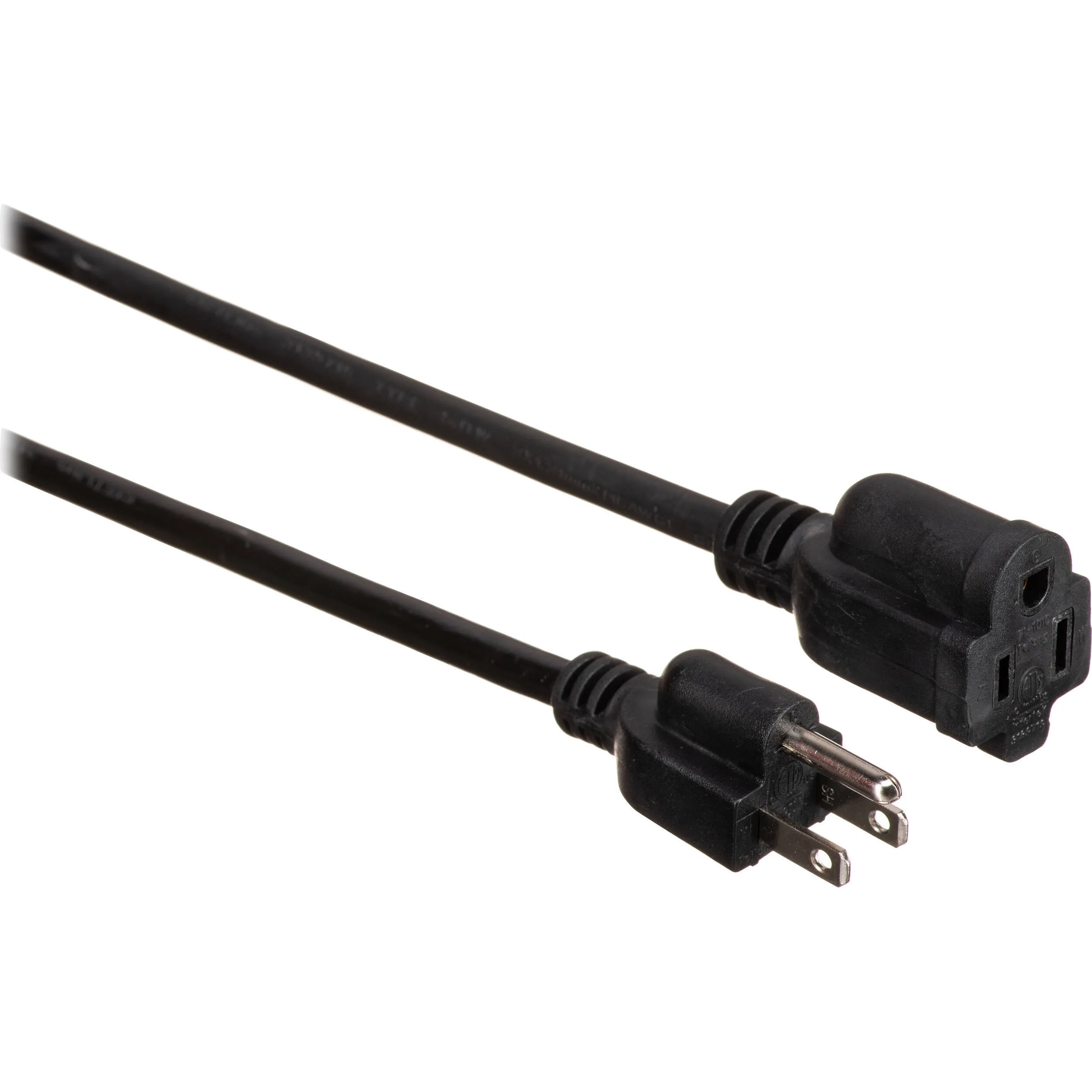 25' Power Cord- 14 AWG Black