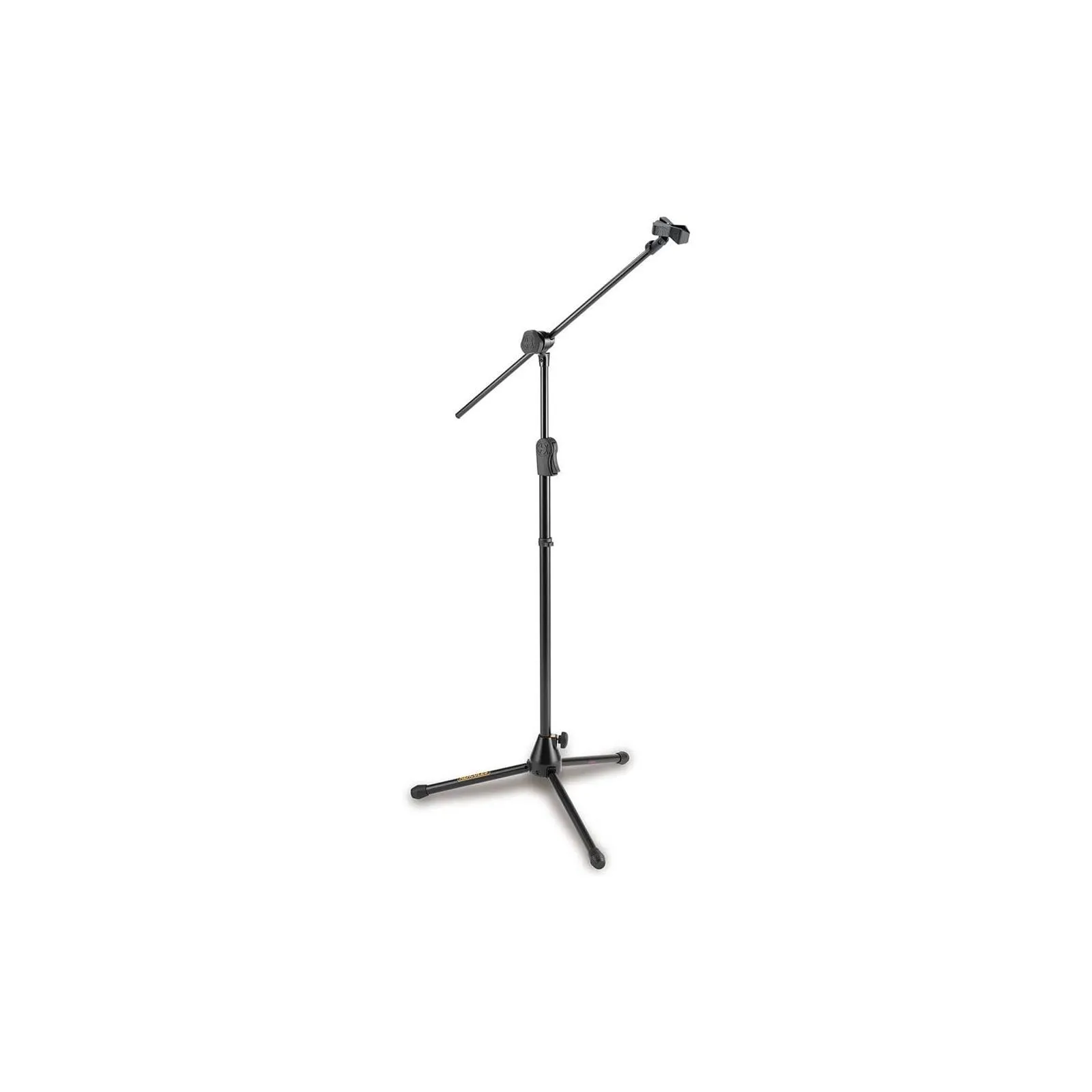 EZ CLUTCH TRIPOD MICROPHONE STAND W/ 2-IN-1 HIDEAWAY BOOM