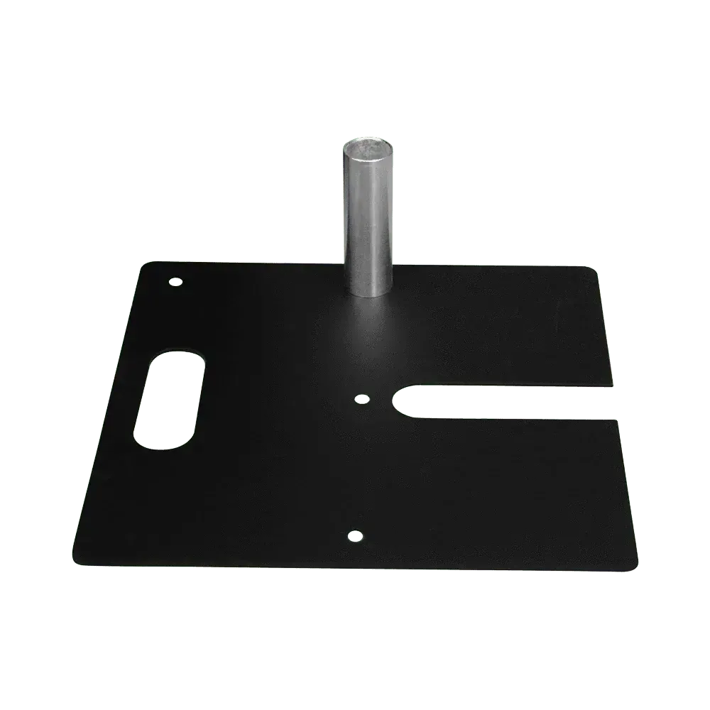 24"x24" base - 31 lbs