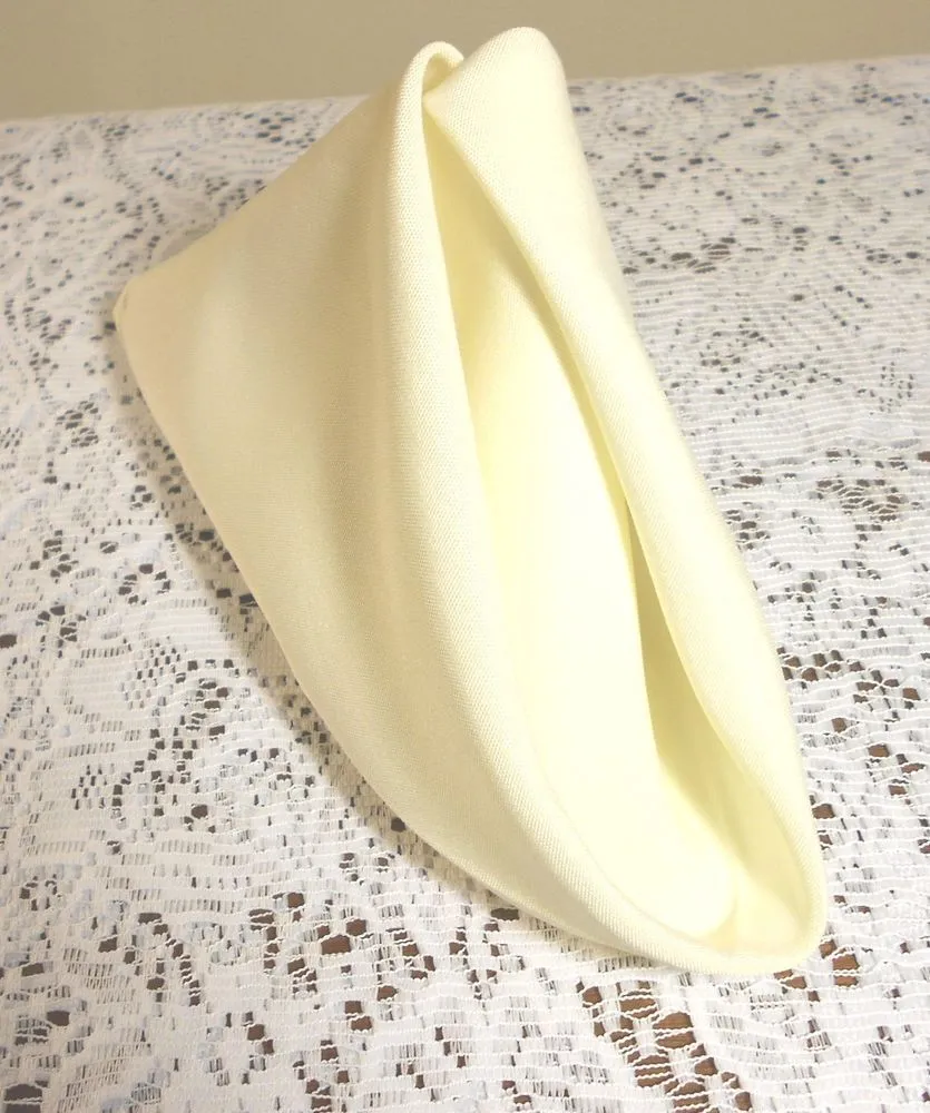 Dinner Napkins 15x15- Ivory 