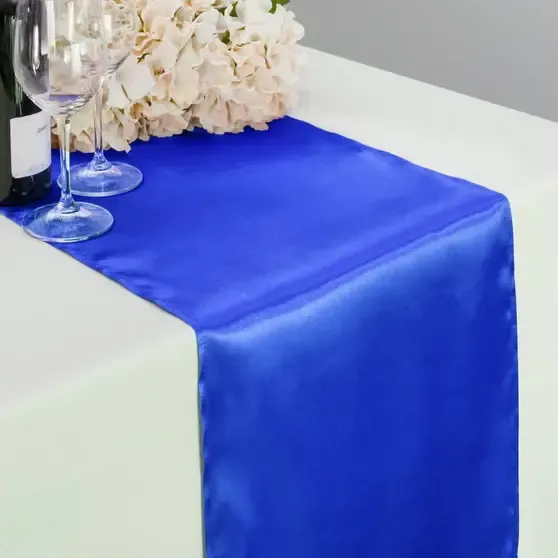 14 X 108" Satin Table Runner - Royal Blue