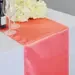 14 X 108" Satin Table Runner - Coral