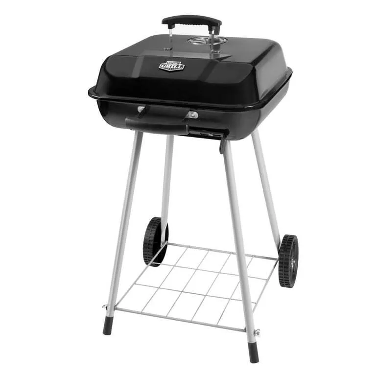 Charcoal Grill Round With Wheels